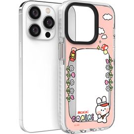[S2B] Line Friends Minini Frame Clear Line-Smartphone Bumper Camera Guard Customization iPhone Galaxy Case-Made in Korea